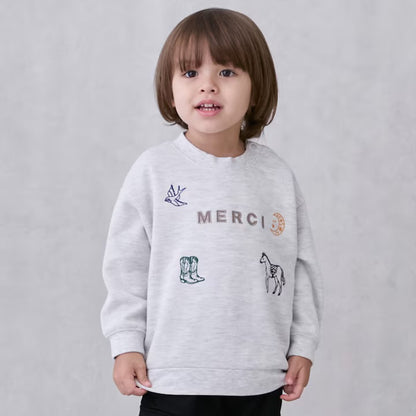 日本童裝 pe#main 印花衛衣 80-130cm 男童款 冬季 TOPS