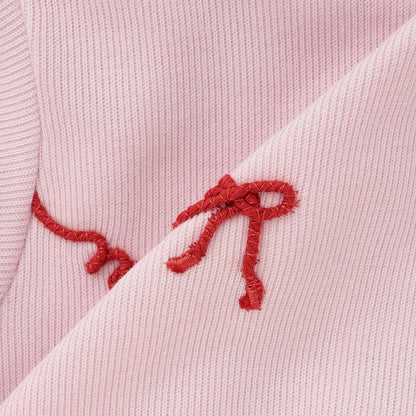 日本童裝 pe#main 刺繡Logo長袖上衣 80-130cm 女童款 冬季 TOPS