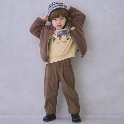 日本童裝 pe#main [防水系統] 2Way 雙面兩著 夾棉外套 80-130cm 男童款 冬季 (適合香港平均溫度、寒冷天氣）OUTERWEAR