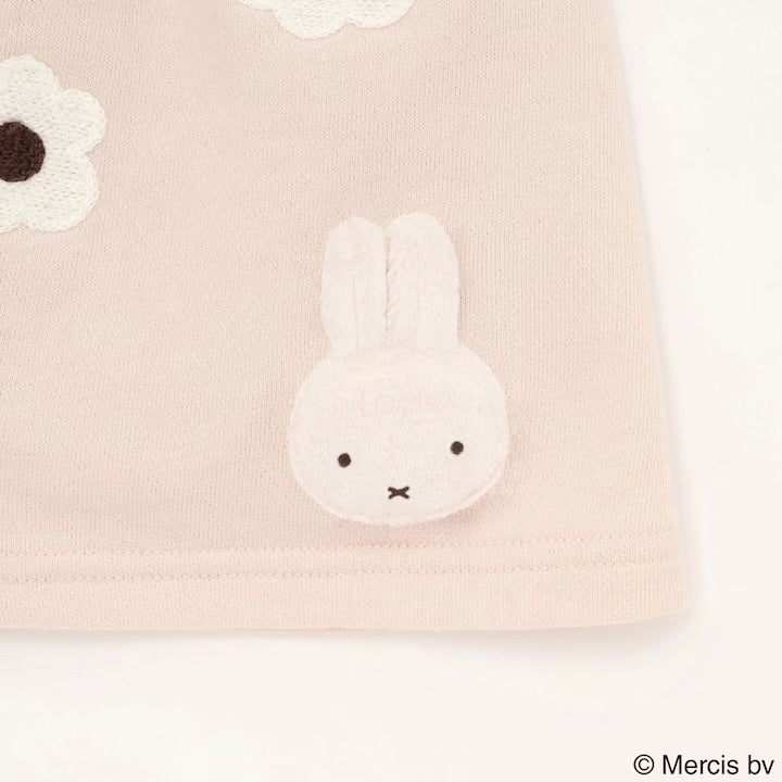 日本童裝 pe#main x miffy 毛毛圖案短裙 80-130cm 女童款 冬季 SKIRTS