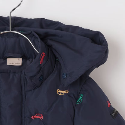 日本童裝 pe#main 刺繡絎縫夾棉外套 80-130cm 男童款 冬季 (適合香港平均溫度、寒冷天氣）OUTERWEAR