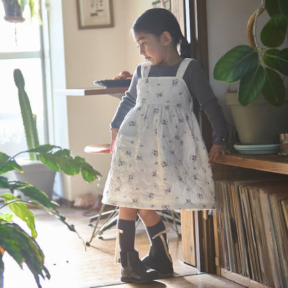 日本童裝 pe#main 絎縫吊帶裙 80-130cm 女童款 冬季 DRESSES