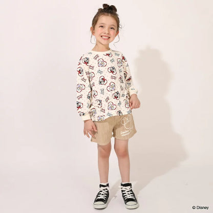 日本童裝 BDL x Disney 裙邊印花上衣 80-130cm 女童款 秋季 TOPS