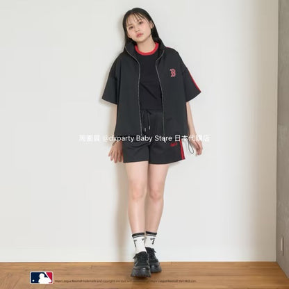 Lovetoxic x MLB Water-Absorbent Quick-Drying Short-Sleeved Jacket (140-170cm) for Girls (Summer Outerwear) 