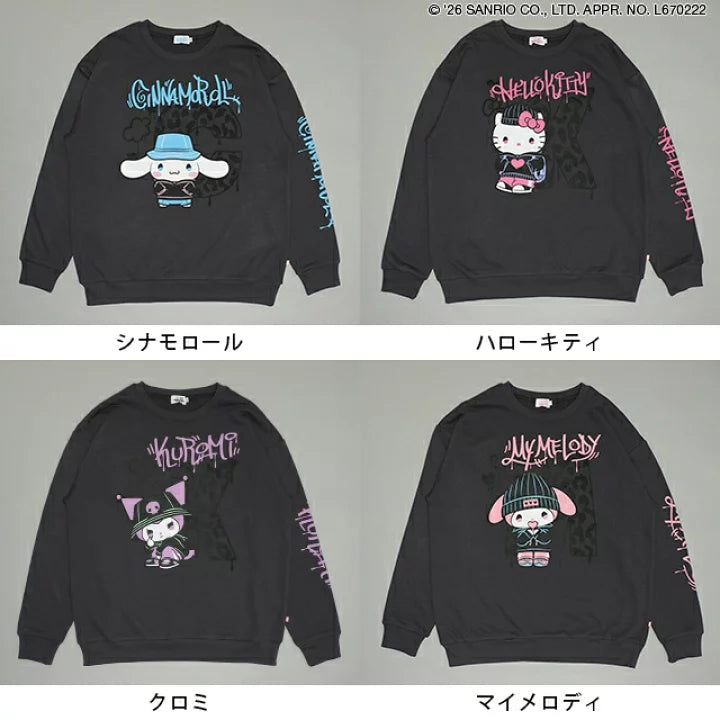 日本童裝 BDL x Sanrio 親子裝 印花上衣 S-XL 大人款 冬季 TOPS