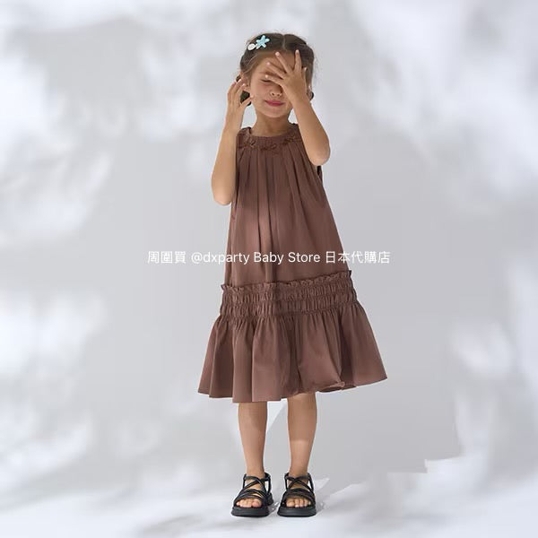 Japanese children's clothing Ly# mine bow vest dress 100-150cm girls summer dresses 