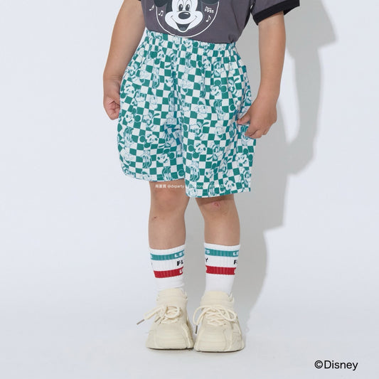 Japanese children's clothing b・R# x Diseny full-print shorts 100-150cm boys'/girls' summer PANTS 