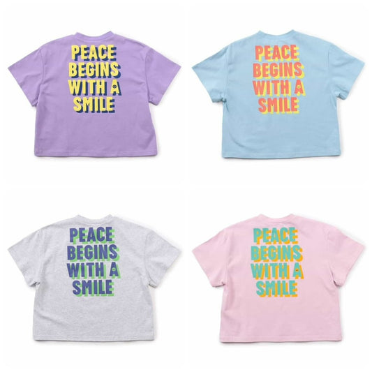 Japanese children's clothing BREEZE letter print top 90-150cm boys/girls summer TOPS 