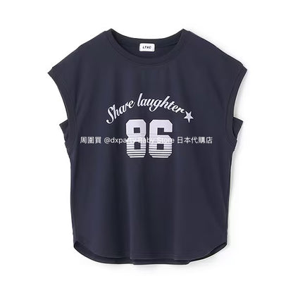 Lovetoxic Japanese children's clothing contact cold print vest 140-170cm girls summer TOPS 
