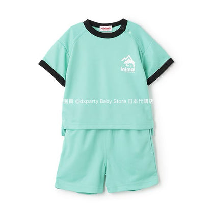 Japanese Kidswear mini#ML Quick-Dry Series Contact Cooling Two-Piece Sports Set (90-140cm) Boys'/Girls' Summer TOPS PANTS 