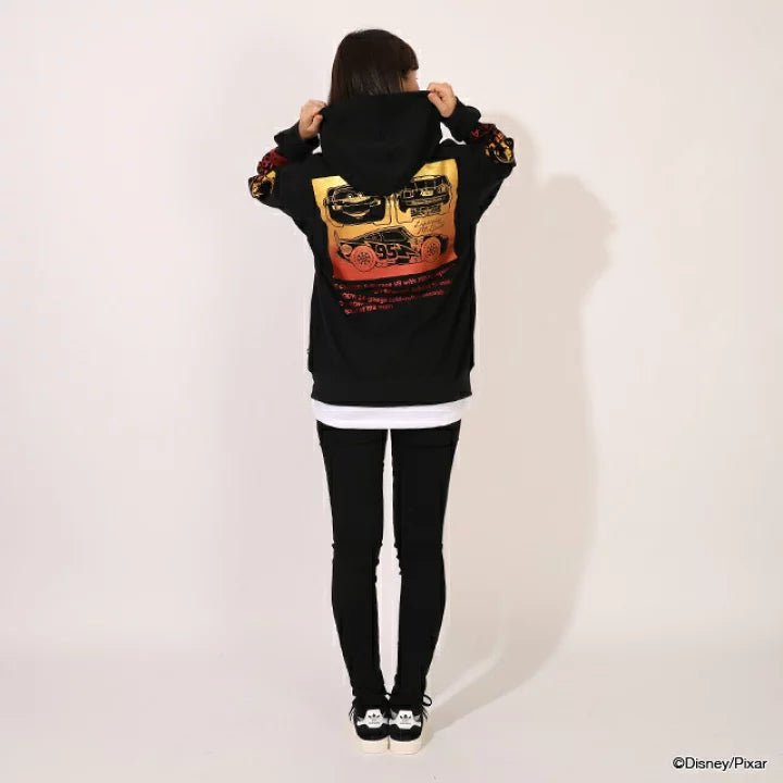 日本童裝 BDL x Disney 親子裝 Cars印花連帽衛衣 S-XL 大人款 冬季 TOPS