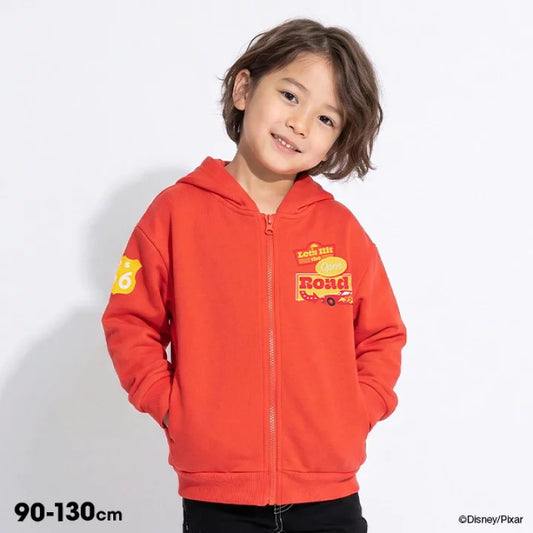 日本童裝 BDL x Disney Cars衛衣外套 90-130cm 男童款 秋季 OUTERWEAR 聖誕紅/新年紅