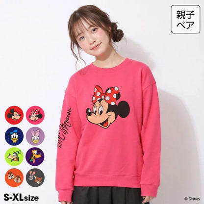 日本童裝 BDL x Disney 親子裝 印花衛衣 S-XL 大人款 秋季 TOPS 聖誕紅/新年紅