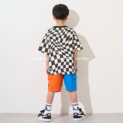 Japanese XLARGE KIDS Work Shorts 80-140cm Boys Summer PANTS 