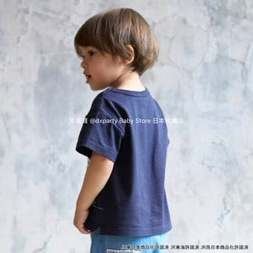 Japanese children's clothing pe#main x Shinkansen Railway Top 80-130cm Boys Summer TOPS Railway Series 