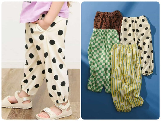 Japanese children's clothing BREEZE loose pants 80-140cm boys'/girls' summer PANTS 