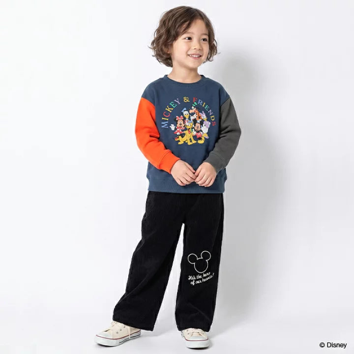 日本童裝 BDL x Disney 米奇燈芯絨長褲 90-140cm 男童款/女童款 秋季 PANTS