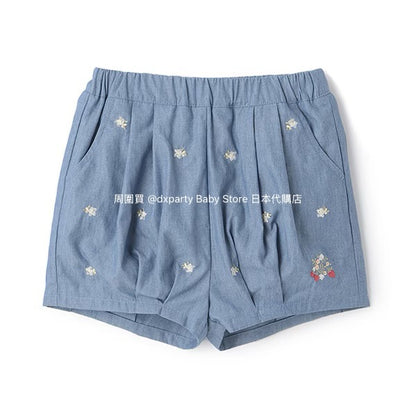 Japanese children's clothing pe#main Strawberry embroidered bloomers 80-130cm girls' summer PANTS 