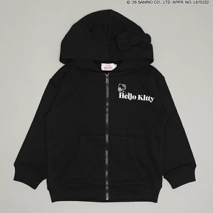 日本童裝 BDL x Sanrio 親子裝 可愛耳仔衛衣外獨 90-130cm 女童款 冬季 OUTERWEAR
