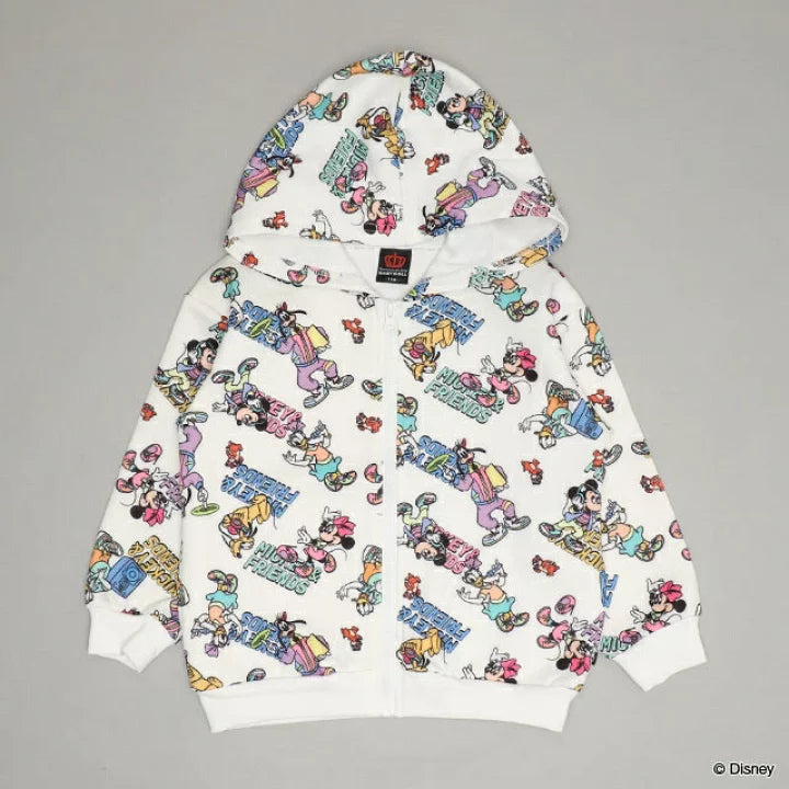 日本童裝 BDL x Disney 親子裝 衛衣連帽外套 90-150cm 男童款/女童款 冬季 OUTERWEAR