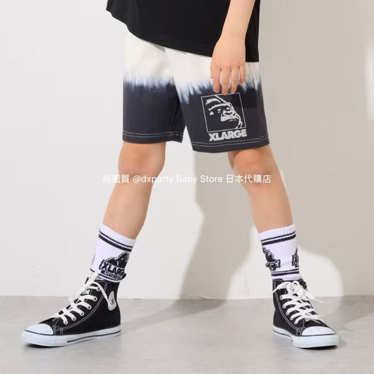 XLARGE KIDS Japanese children's clothing gradient tie-dye shorts 80-140cm boys' summer PANTS 
