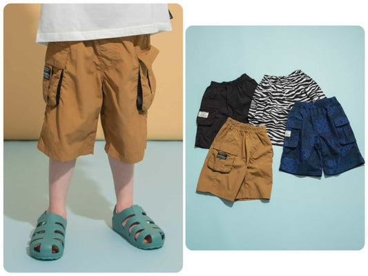 BREEZE UV-Proof Amphibious Waterproof Beach Shorts (90-160cm) for Boys and Girls (Japanese Kidswear) - Summer Swimwear Special 