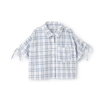 Lovetoxic Japanese children's clothing short shirt 140-170cm girls summer TOPS 