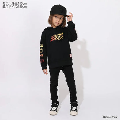 日本童裝 BDL x Disney 親子裝 Cars印花連帽衛衣 90-130cm 男童款 冬季 TOPS