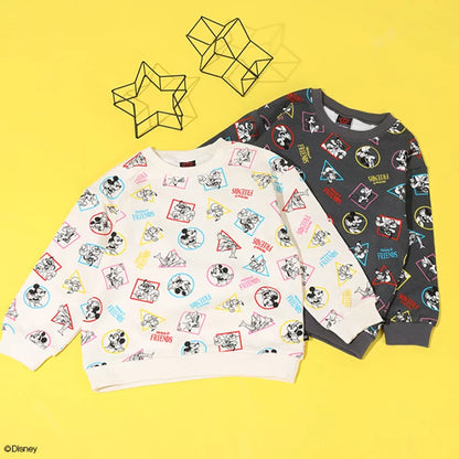 日本童裝 BDL x Disney 親子裝 印花衛衣 90-150cm 男童款/女童款 秋季 TOPS