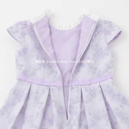 Japanese children's clothing pe#main dress two-piece suit 110-130cm girls summer dress outerwear interview / banquet / performance 