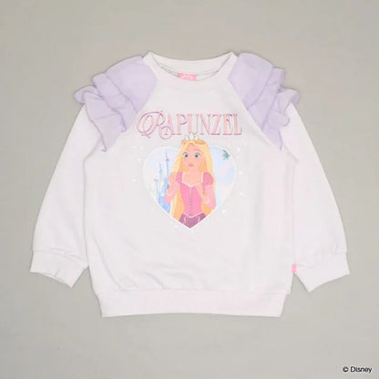 日本童裝 BDL x Disney 公主薄紗肩袖衛衣 100-130cm 女童款 冬季 TOPS