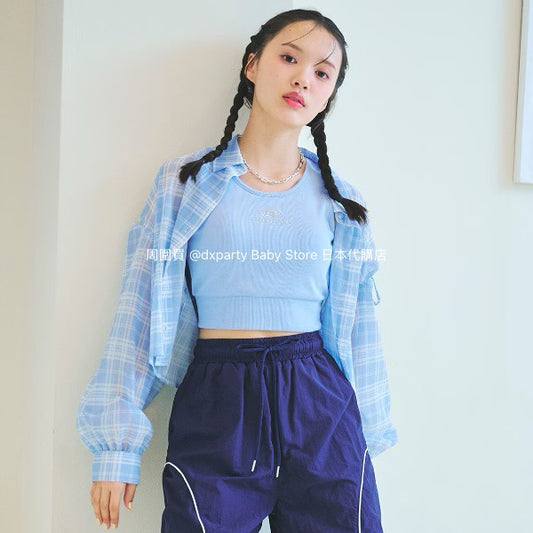 Lovetoxic Japanese children's clothing thin shirt jacket 140-160cm girls summer TOPS OUTERWEAR 