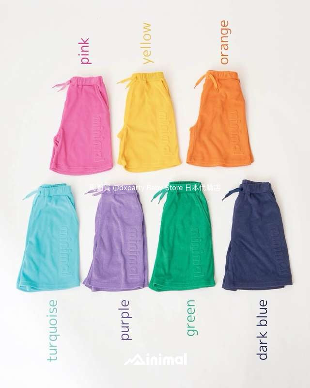 Japanese children's clothing mini#ML embossed shorts 90-140cm boys/girls summer PANTS