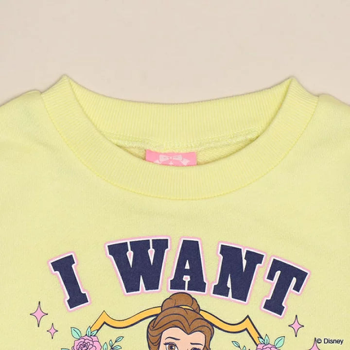 日本童裝 BDL x Disney 公主印花衛衣 100-130cm 女童款 秋季 TOPS