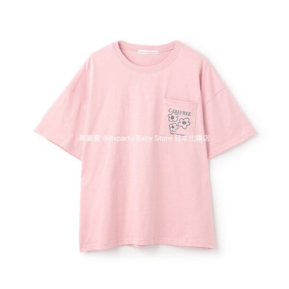 Lovetoxic Japanese children's clothing flower print top 140-160cm girls summer TOPS 