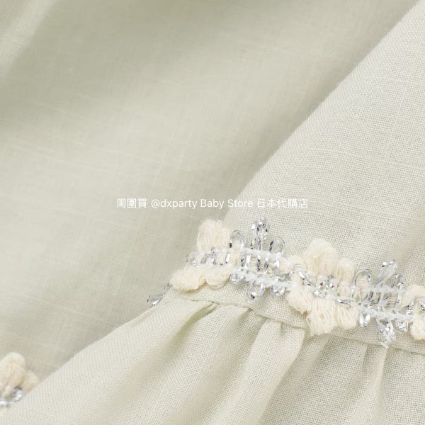 Japanese children's clothing pe#main small flying sleeve dress 80-130cm girls summer dresses 