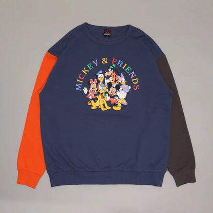 日本童裝 BDL x Disney 親子裝 雙色袖衛衣 S-XL 大人款 秋季 TOPS