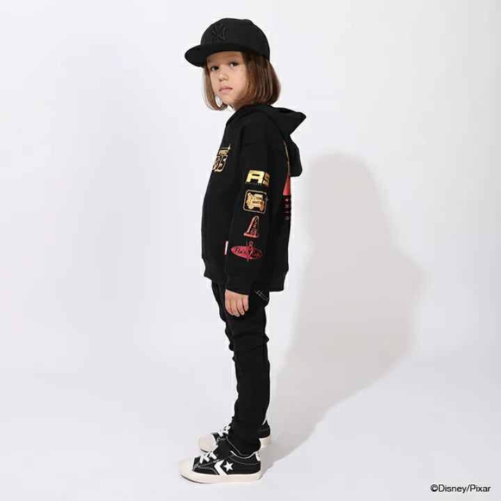 日本童裝 BDL x Disney 親子裝 Cars印花連帽衛衣 90-130cm 男童款 冬季 TOPS