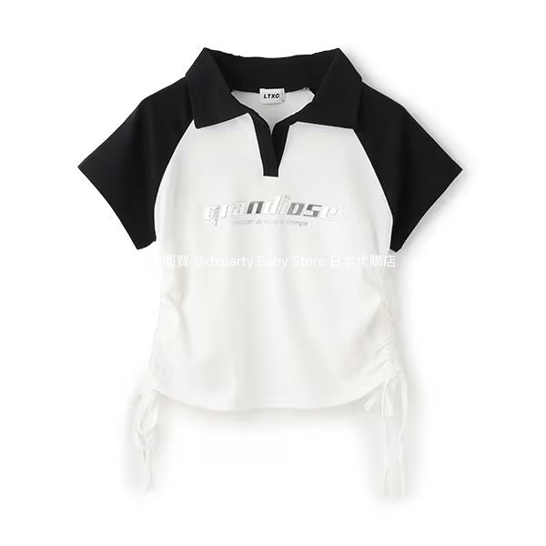 日本童裝 Lovetoxic 收腰短款上衣 140-170cm 女童款 夏季 TOPS