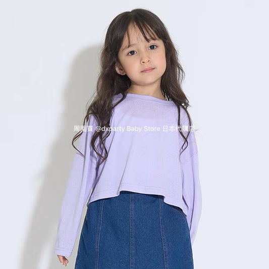 Japanese children's clothing Ly# mine thin top and camisole set 100-150cm girls summer TOPS 