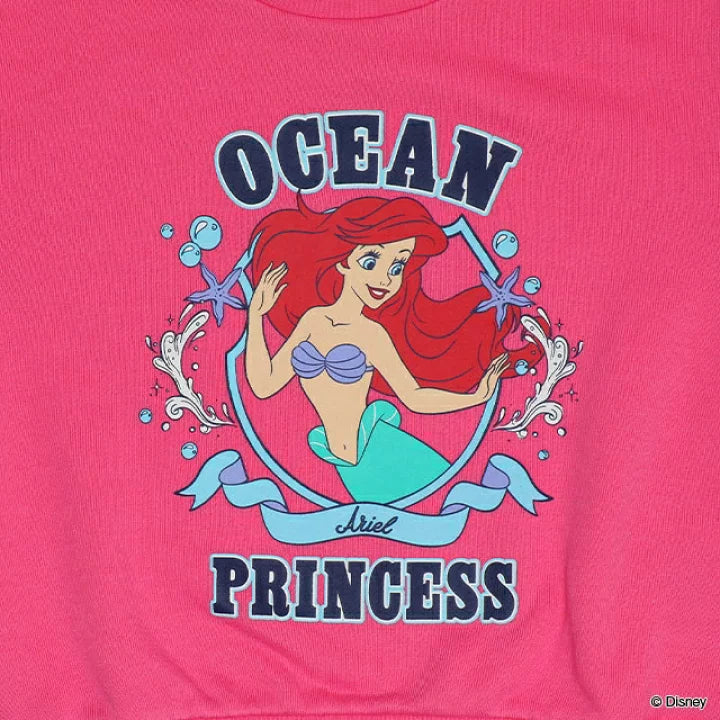 日本童裝 BDL x Disney 公主印花衛衣 100-130cm 女童款 秋季 TOPS