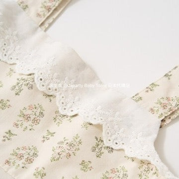 Japanese children's clothing Ly# mine ruffled camisole top 100-150cm girls summer TOPS 