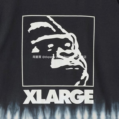 XLARGE KIDS Japanese children's clothing gradient tie-dye top 80-140cm boys' summer TOPS 