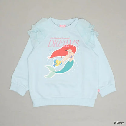 日本童裝 BDL x Disney 公主薄紗肩袖衛衣 100-130cm 女童款 冬季 TOPS
