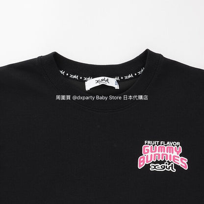 Japanese children's clothing X-girl Stages contact cool gummy rabbit print top 80-140cm girls summer TOPS 