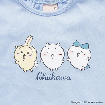 Japanese children's clothing pe#main x Chiikawa ちいかわ pajamas 90-130cm girls' summer pajamas series 
