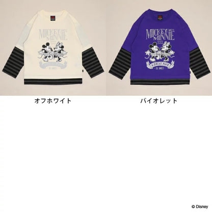 日本童裝 BDL x Disney 假兩件印花上衣 90-140cm 男童款 秋季 TOPS