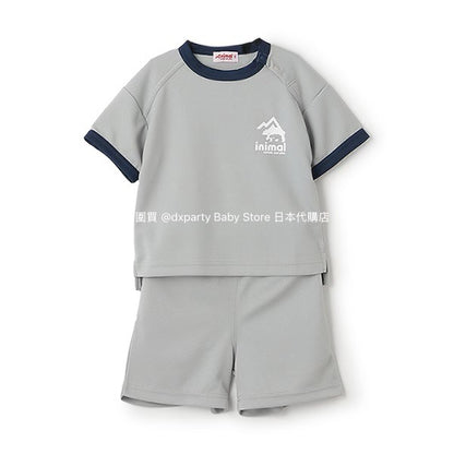 Japanese Kidswear mini#ML Quick-Dry Series Contact Cooling Two-Piece Sports Set (90-140cm) Boys'/Girls' Summer TOPS PANTS 