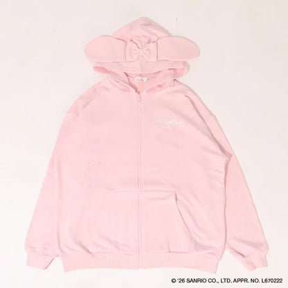 日本童裝 BDL x Sanrio 親子裝 可愛耳仔衛衣外套 Free Size 大人款 冬季 OUTERWEAR