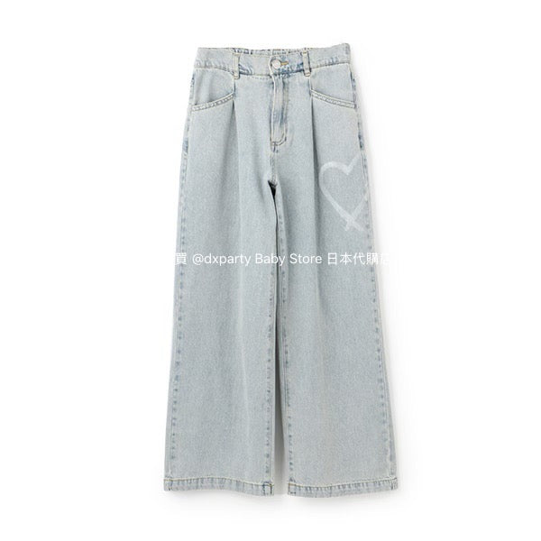 Lovetoxic Japanese children's clothing dark pattern jeans 140-170cm girls summer PANTS 
